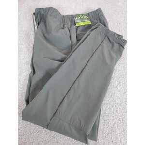 Lake & Trail Woven Jogger Pants Green Size Small Quick Dry Stretch NWTGS